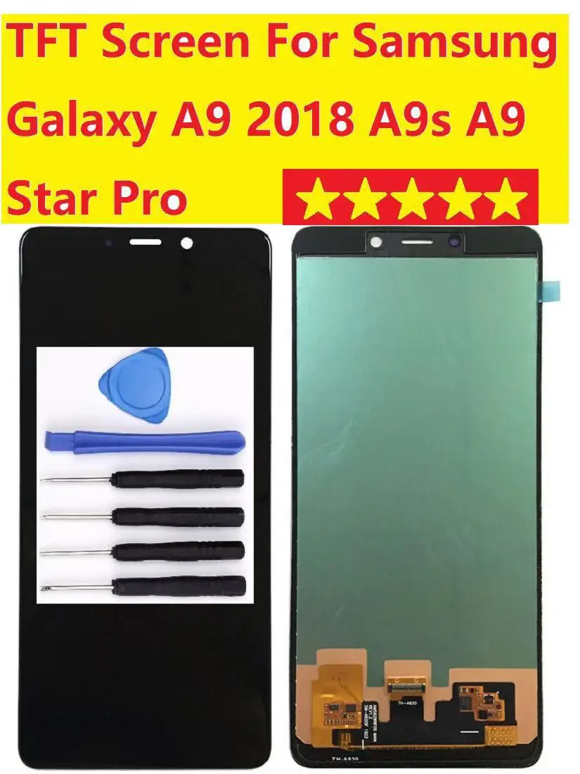 Супер Amoled ЖК 6 3 &quotэкран для samsung A9 2018 A920 сборка сенсорный экран дигитайзер Galaxy