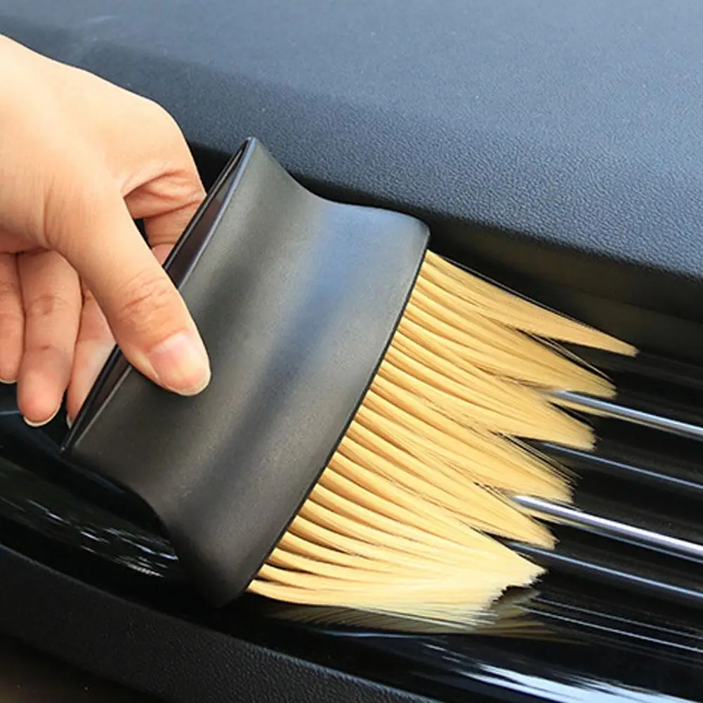 

[ Ready Stock ] Cleaning Brush for Car Air Outlet Vent Car Dashboard Keyboard Armrest Brush Dustpan Cleaner Brush