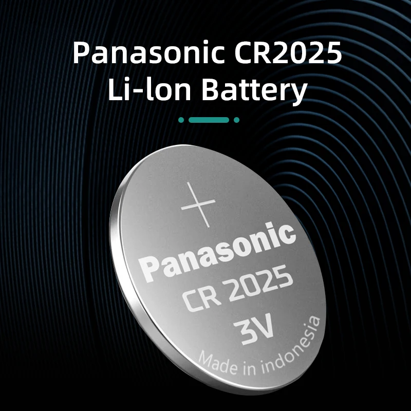 Оригинальный PANASONIC 5 шт./лот cr2025 кнопочные батареи 3 в монета литиевая игра
