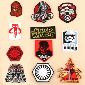 star wars patch embroidered patches for clothing iron on patches on clothes darth vader troopers figure badge accessories gift free global shipping