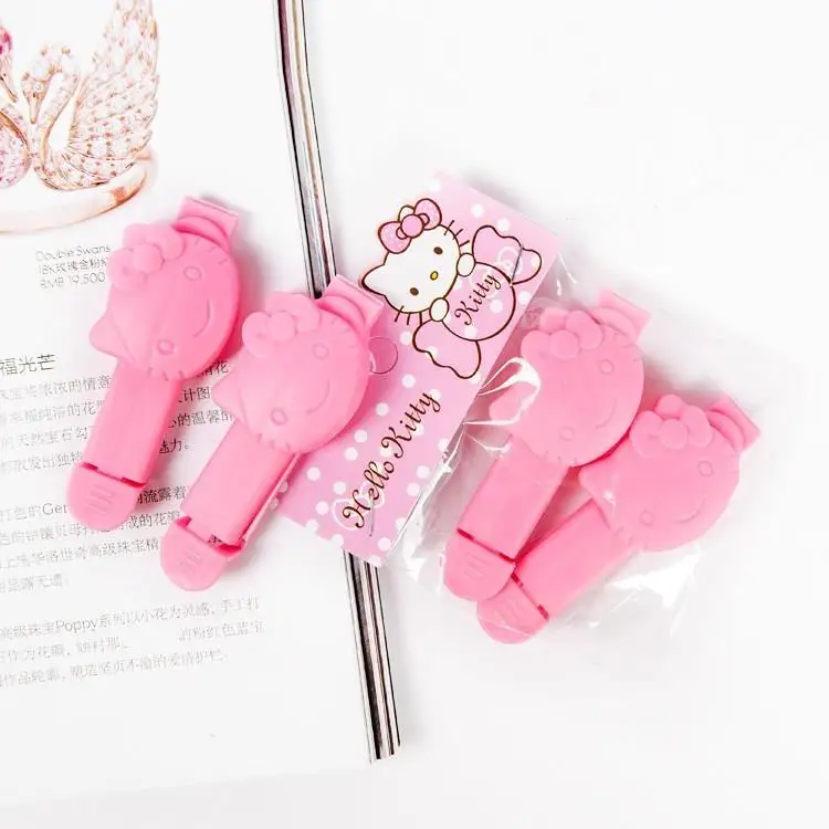 

TAKARA TOMY Cartoon Hello Kitty Creative Sealing Clip Sealing Clip Snack Bag Food Bag Moisture-proof Fresh-keeping Clip