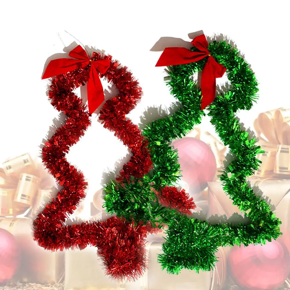 

Гирлянда из мишуры, Рождественская елка, украшения в виде снежинок, украшение для праздничной елки, стены для дома и офиса