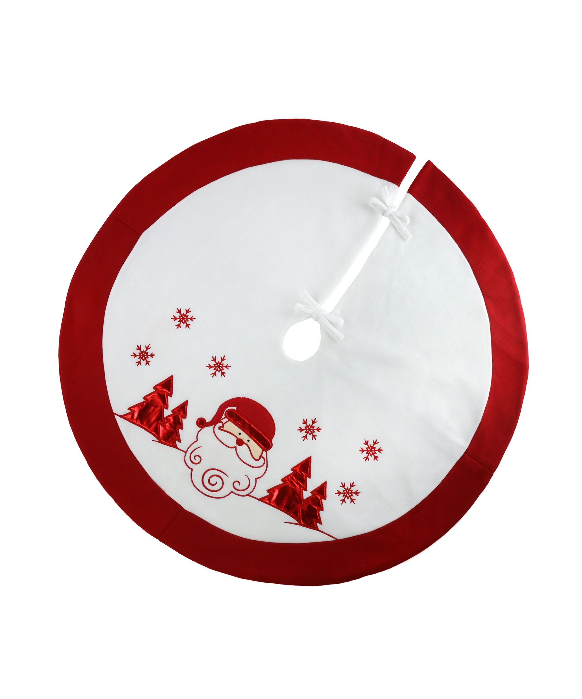 Прямая поставка юбка с рождественской елкой белая и Красная рождественская для