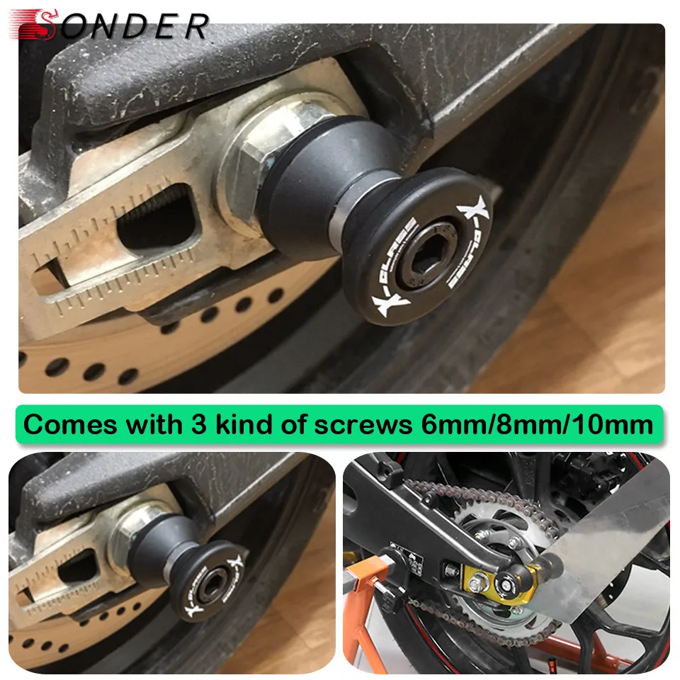 Motorcycle accessories Swingarm Sliders Spools For Suzuki GSXR GSX-R GSX-S 600 750 1000 K2 K3 K4 K5 K6 K7 K8 K9 K11 GSXR1300 | Автомобили
