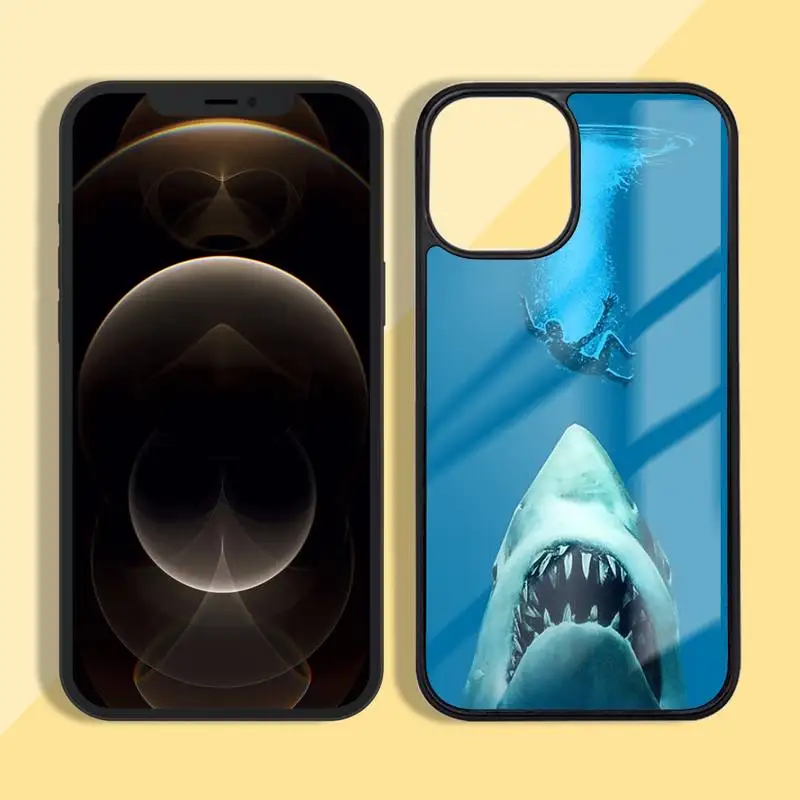 

ocean Whale Sharks fish Phone Case Silicone TPU+PC For iPhone 11 12 mini Pro MAX 6 7 8 Plus X XR XS