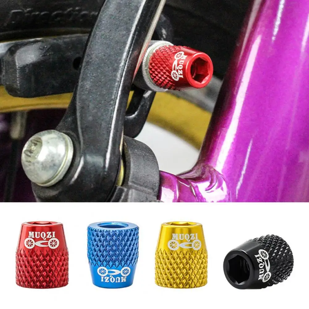

65% Discounts Hot! 4Pcs MUQZI Aluminum Alloy Bike V Brake Pad Brake Block Fixing Nut for MTB