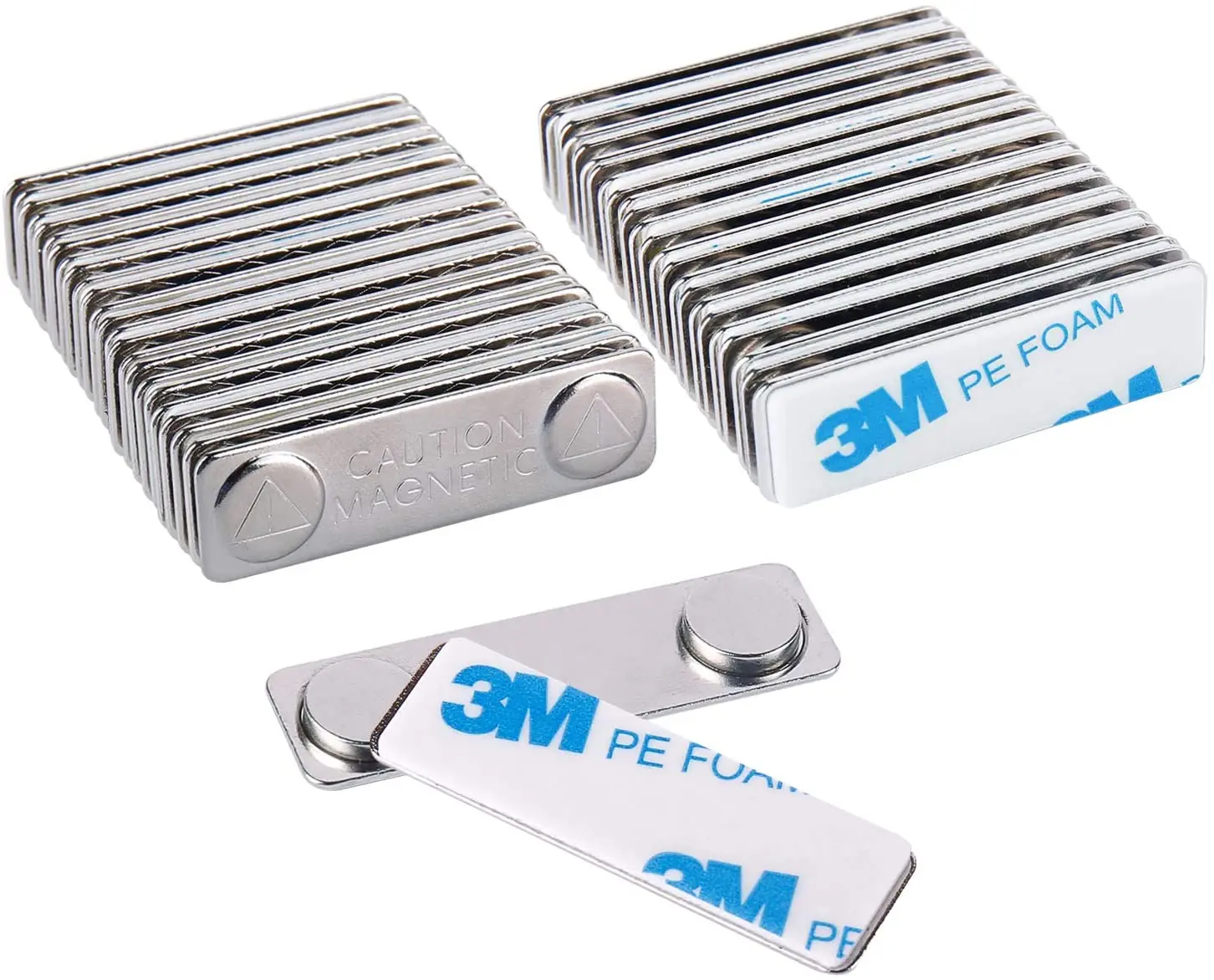 Прочные магнитные держатели для именных значков со стальной задней пластиной 24