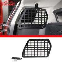 for toyota fj cruiser 07 2021 trunk side window storage rack aluminum alloy tail box storage frame collect expansion hanging net