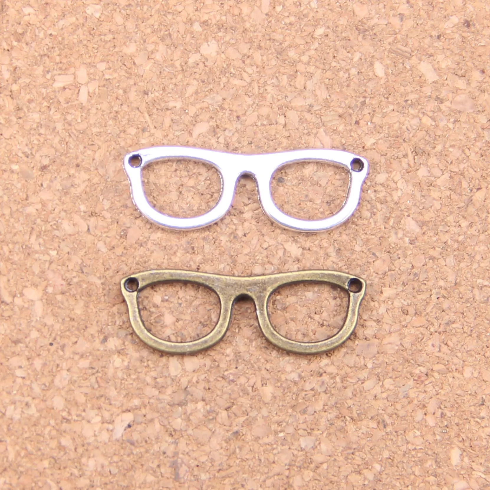 

96 шт. подвеска в виде очков Солнцезащитные очки 29x10 мм старинные подвески, старинные ювелирные изделия из тибетского серебра, «сделай сам» д...