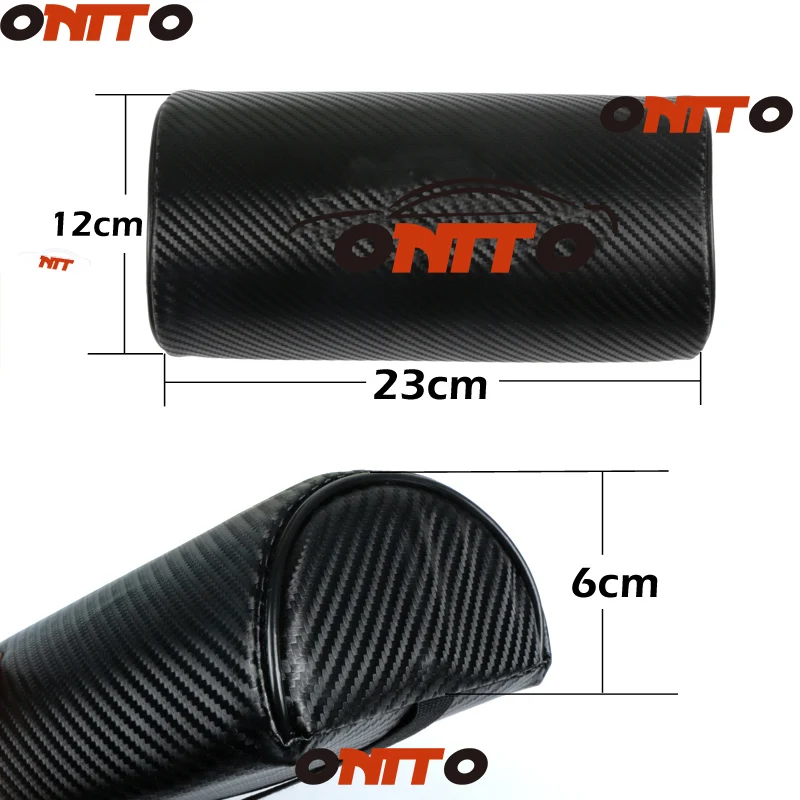 Подушка для подголовника автомобиля из углеродного волокна 2 шт./лот подушка