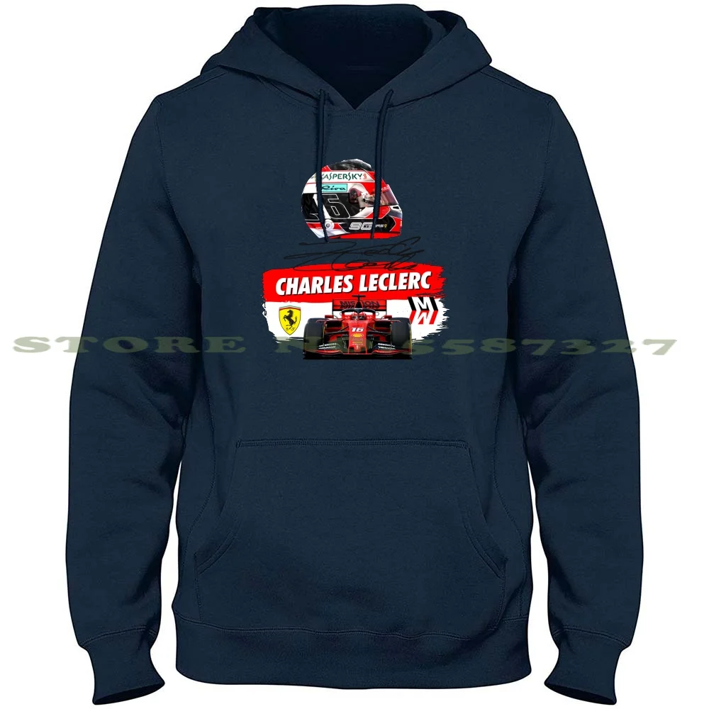 

Толстовка Спортивная с капюшоном Чарльз Комлект Формула 1 для водителя, толстовка с капюшоном для занятий в уличном стиле, 16sf90 Scuderia Red Tifosi, Ит...