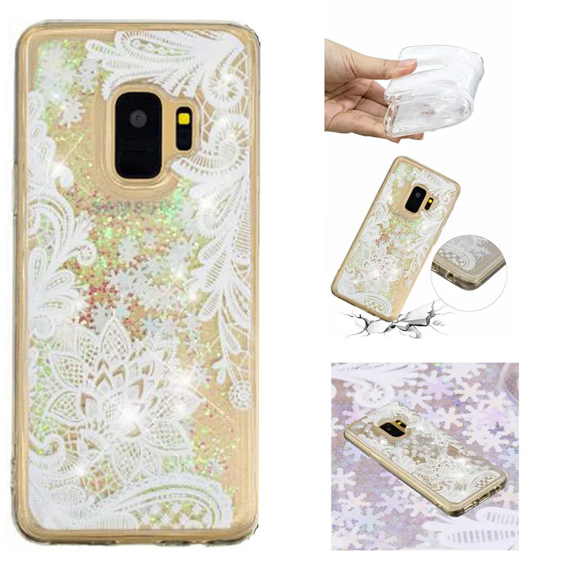 Чехол для телефона Samsung Galaxy S9 9S G960 с динамическим жидким зыбучим песком SM G960F G960N