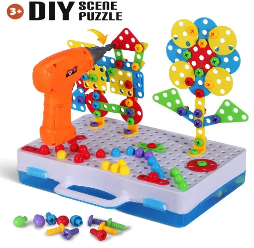 Сверлильный винт 3D креативная мозаика головоломки игрушки для детей