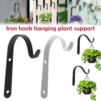 spot 1410 pcs hanging basket brackets metal strong outdoor wall garden hook decoration wall mounted storage hooks best price