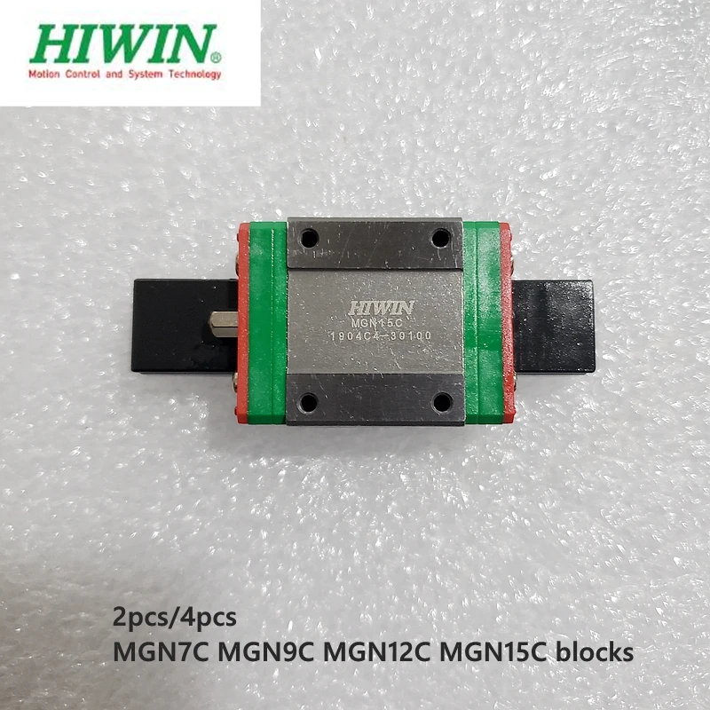 2 шт./4 шт. оригинальная мини-линейная каретка HIWIN MGN7C MGN9C MGN12C MGN15C для линейной
