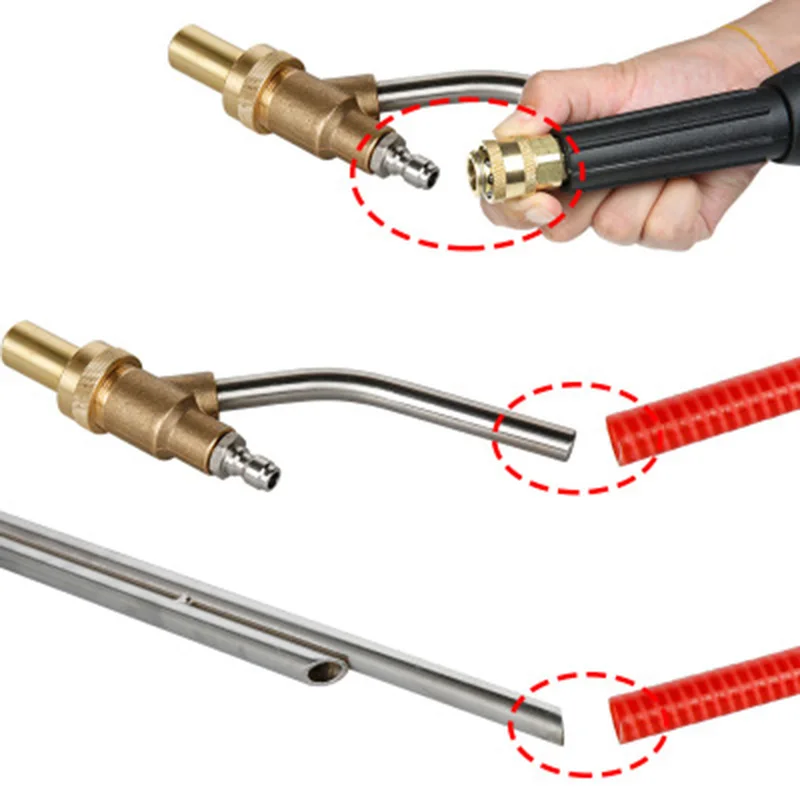 

Tool Hose Pipe Joint Washer 1/4 Inch Sand Blasting Connector Tubing Copper