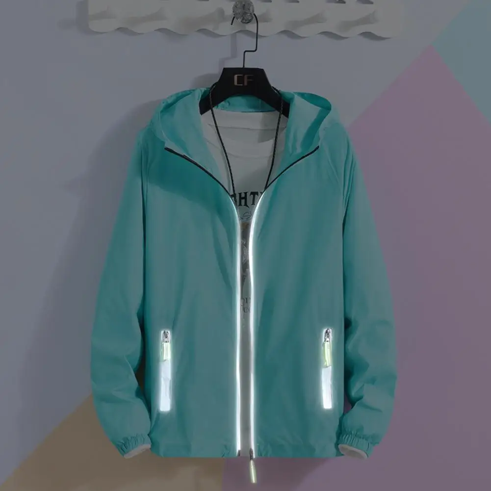 Мужская куртка с защитой от ультрафиолета длинным рукавом дышащая