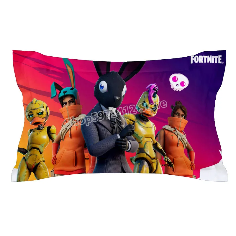 Чехол для подушки Fortnite в стиле аниме Fortnight чехол с мультипликационным рисунком