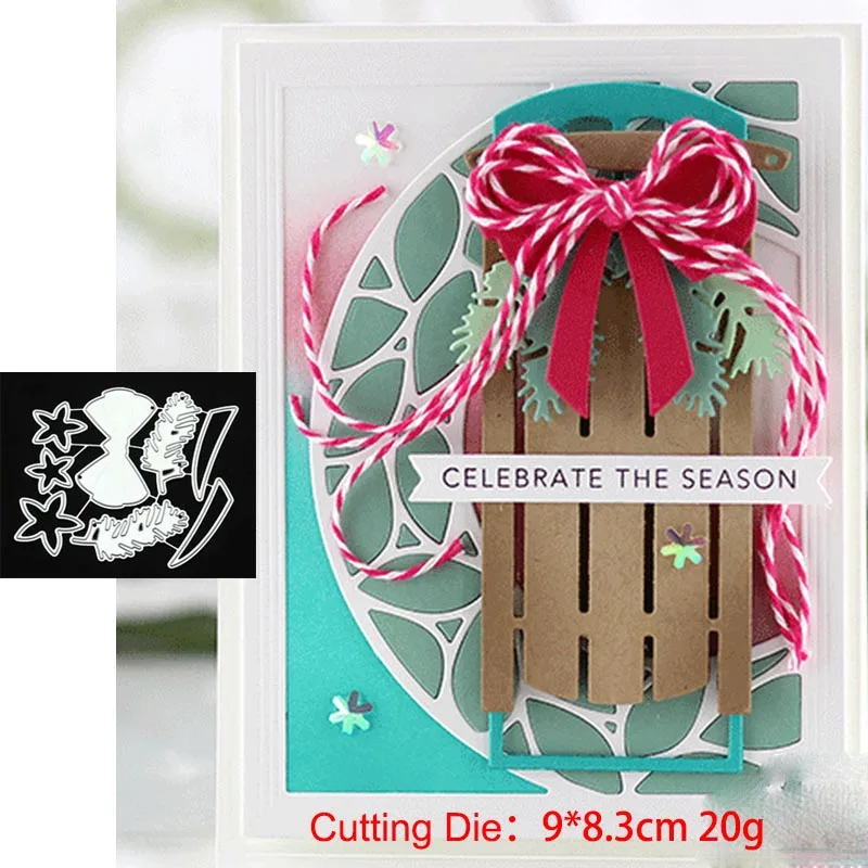 

Lace bow Metal Cutting Dies Stencil Scrapbooking Photo Album Card Paper Embossing Craft DIY