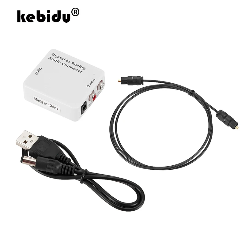 RCA цифровой в аналоговый аудио конвертер адаптер Горячая Распродажа Цифровой