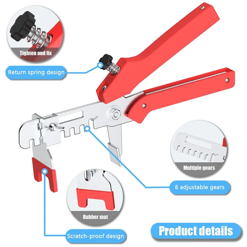 

Tile Leveling System 1/8 inch Kit for Kitchen Living Room Shower Base Tile Leveler Tools for Installation