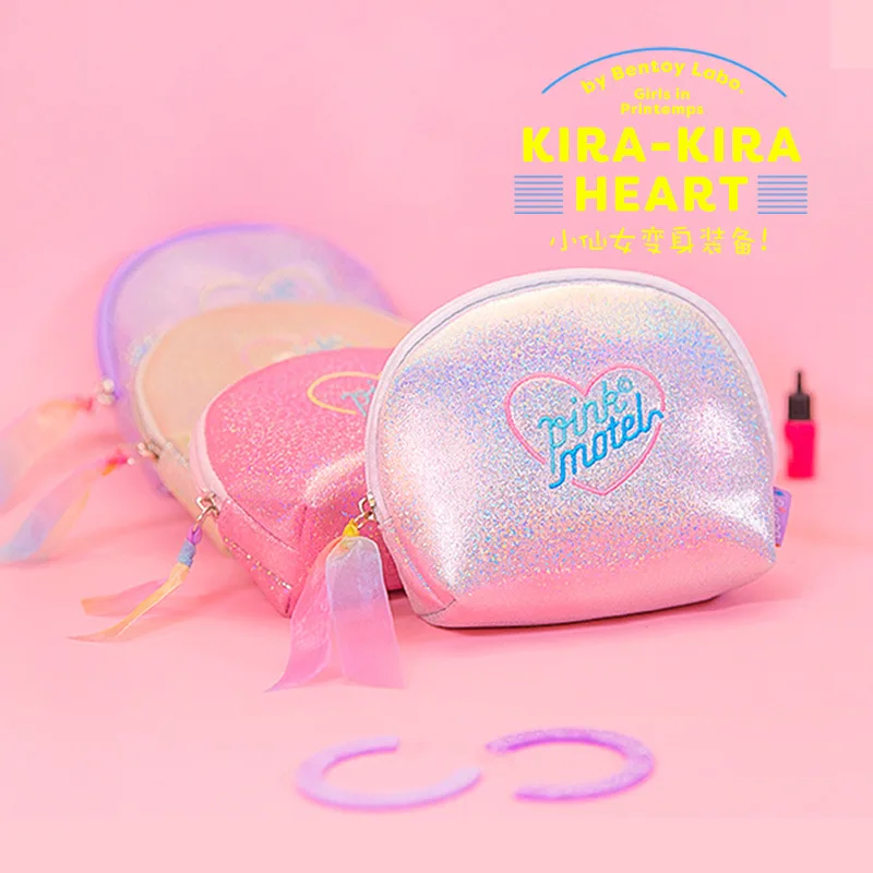 Звездная сумка в виде сердца для девочек стильный вышитый клатч стиле Харадзюку