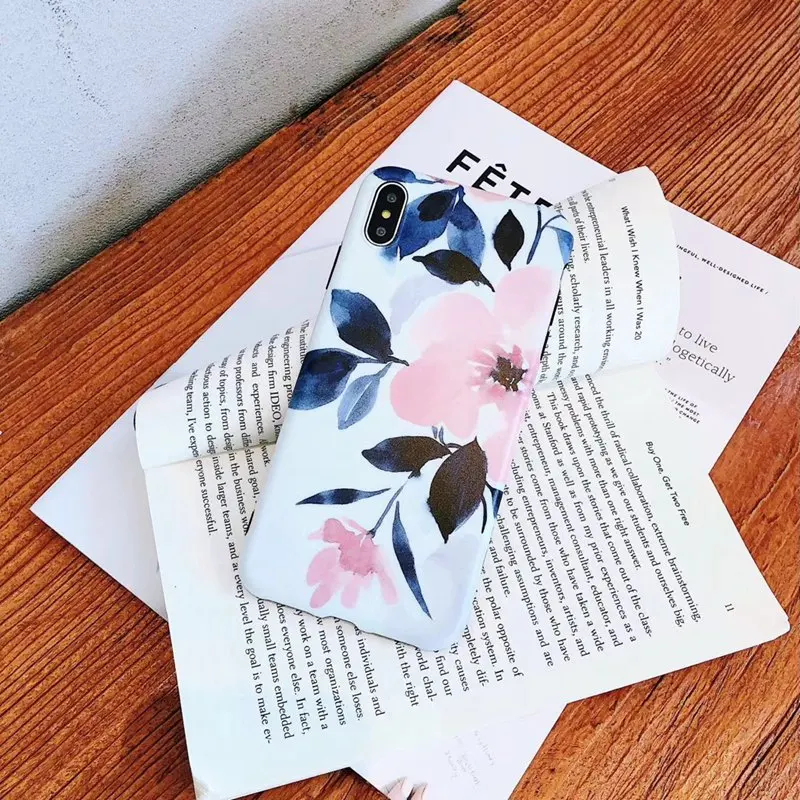 Цветочный чехол для телефона Apple XS MAX мобильного iPhone6sPlus/7 p/8 p/xr мягкий X female |