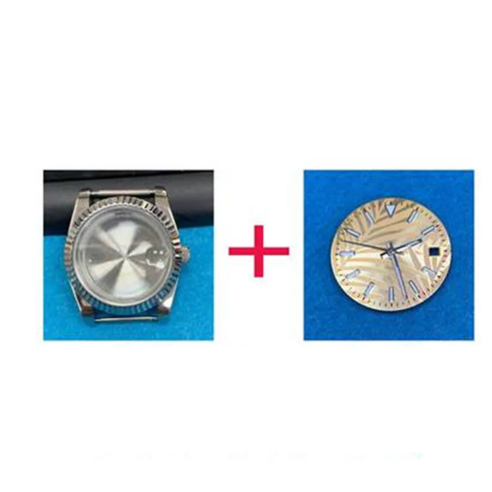 Чехол для часов из нержавеющей стали 36 мм циферблат стрелки 1 комплект 8215/8205/8200
