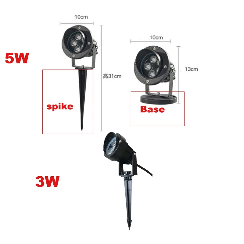 Уличные садовые фонари для ландшафта водонепроницаемые светильники COB газона