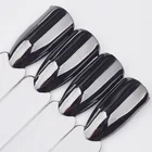 Гель для ногтей порошок Волшебное зеркало черной гладкой на ногтях Маникюр хром титановый Электролитный электрод со случайно выбранным