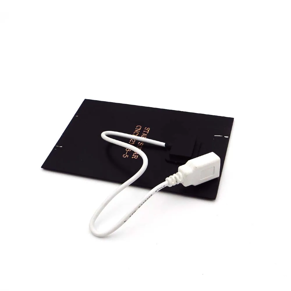 5 в 2 Вт солнечная панель с проводом мини батарея Стандартный эпоксидный