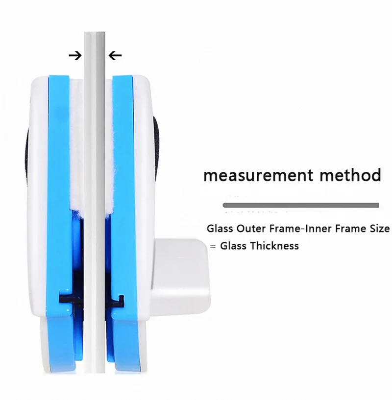 Магнитная щетка для мытья окон двусторонний бытовой прибор чистки стекол