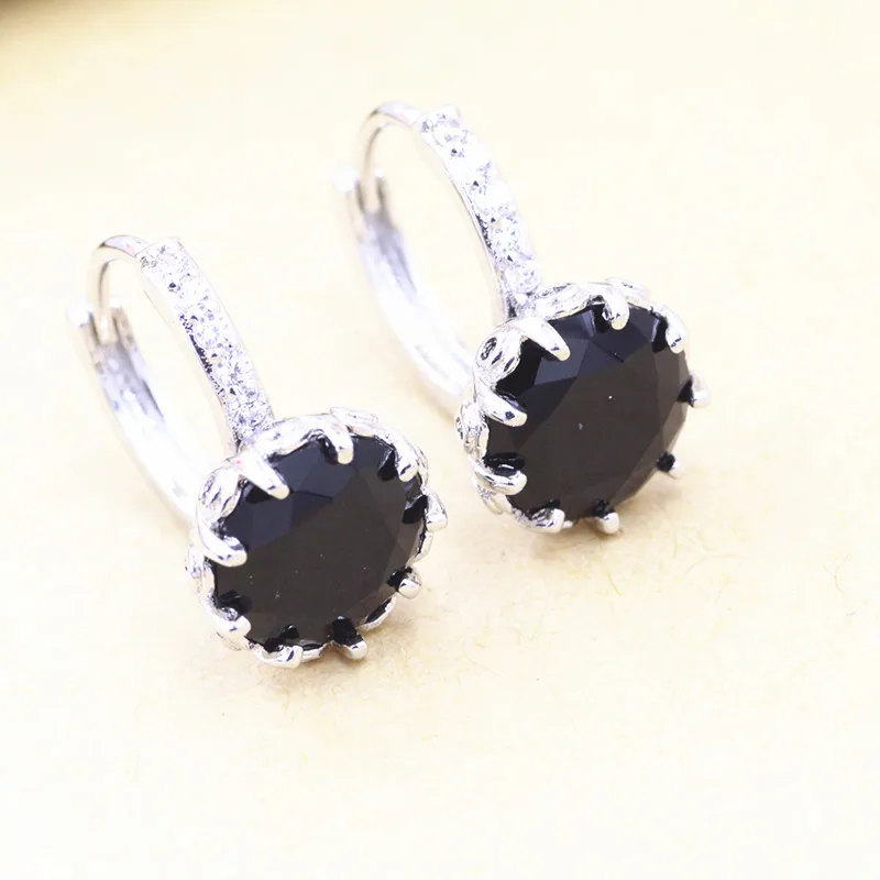 Новые модные аксессуары 925 Стерлинговое Серебро Циркон в форме сердца Цвет