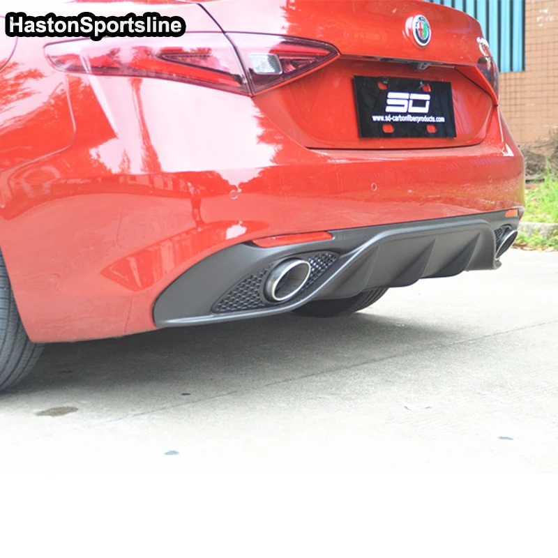 Для Alfa Romeo Giulia Комплект кузова автомобиля задний выхлоп с бампером диффузор