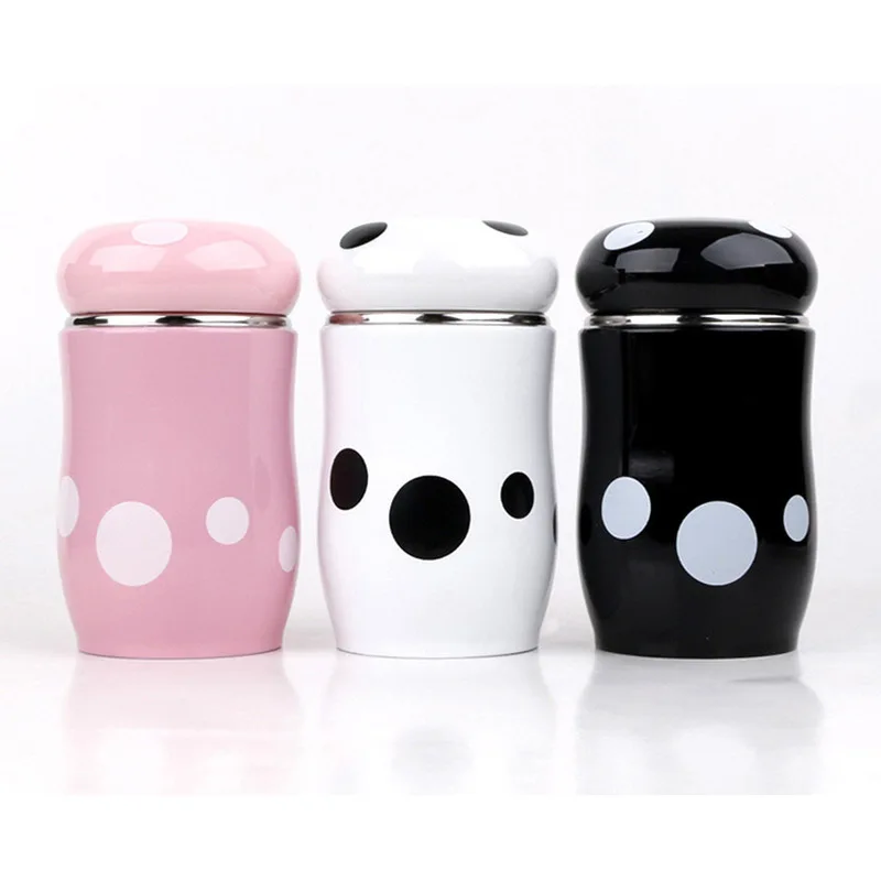 Мультяшная Студенческая изоляционная чашка в виде грибов Женская портативная