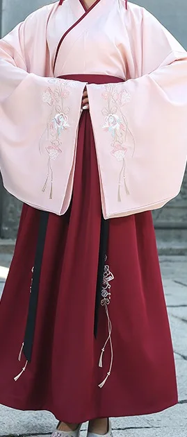 As Picture Hanfu Женская китайская одежда для народных танцев костюмы древней династии Тан китайские топы Юбки традиционная одежда для выступлений DN4132 - Цвет: As Picture
