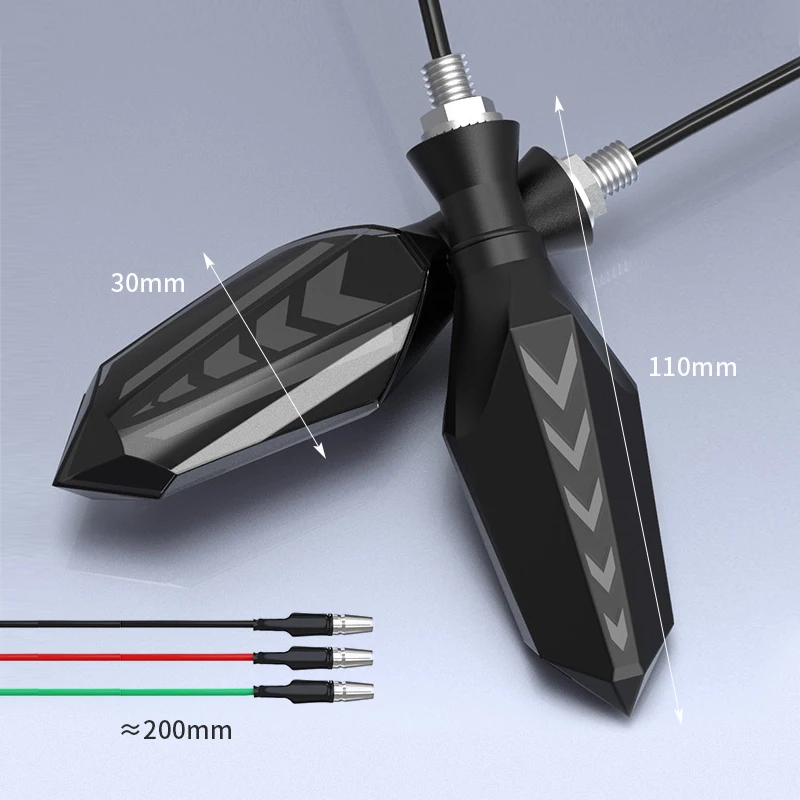 

2pcs Motorcycle Turn Signal Lights Flowing Flicker Led Blinkers for Yamaha fz1 fazer fz8 xj6 fz6 mt-09 FZ-09 mt07 mt-07