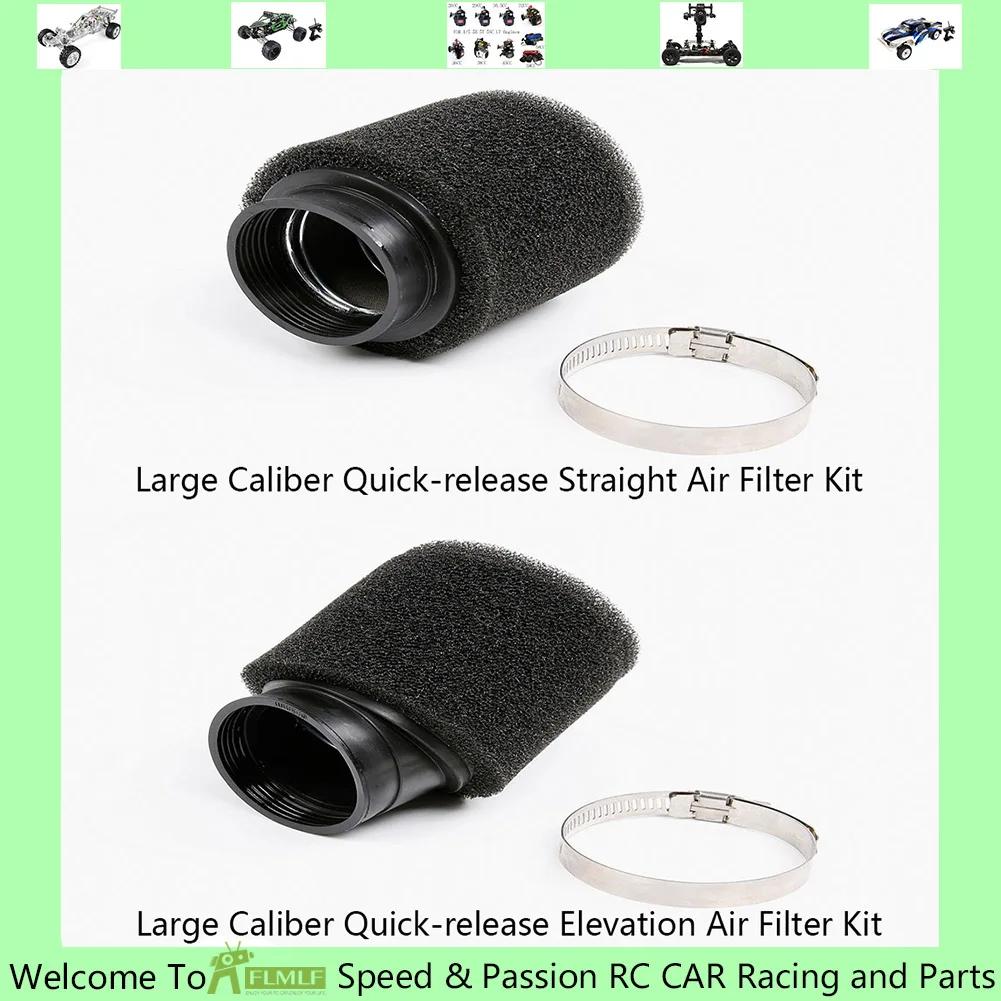 Большой Калибр быстросъемный комплект воздушного фильтра подходит для 1/5 Losi 5ive T