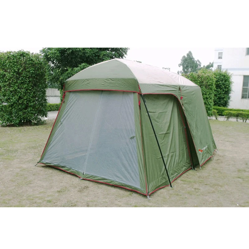 Verkauf Ultra Hohe Qualität Einer Halle Eine Schlafzimmer 5-8 Person Doppel Schicht 200cm Höhe Wasserdicht Camping Zelt In Große Förderung Preis