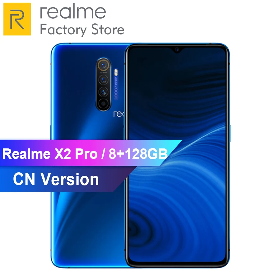 OPPO Realme X2 Pro RMX1931 смартфон с 6 5-дюймовым дисплеем восьмиядерным процессором Snapdragon 855