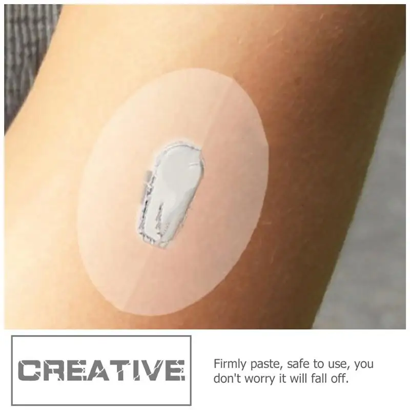 

20Pcs Sportsman Sensor Patches Adhesive Sensor Fixed Patches TPU Sensor Stickers Probe Waterproof Sweatproof Tape