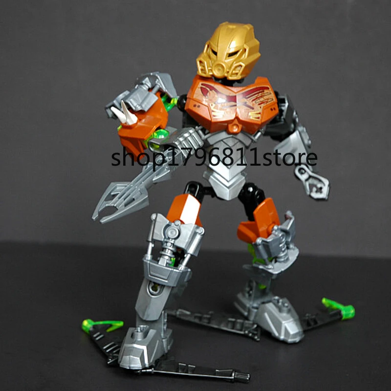 XSZ 707 2 66 шт Bionicle Pohatu мастер каменных строительных блоков Игрушка совместима с