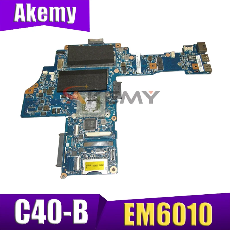 

AKEMY для Toshiba Satellite C40-B H000078250 Материнская плата ноутбука EM6010 процессор DDR3 протестированы