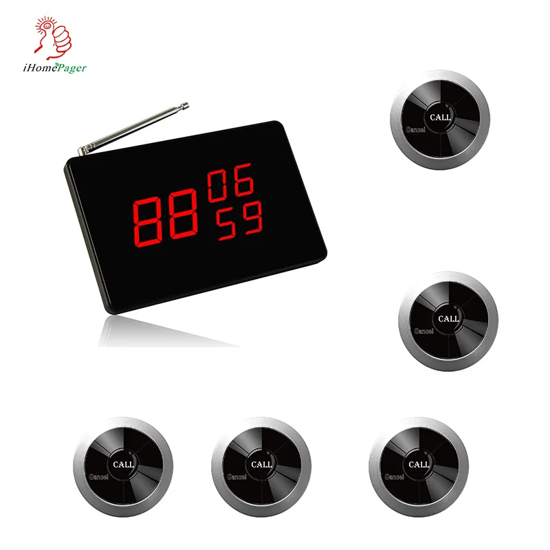 Беспроводная система вызова Официант Система для ресторана три группы номер