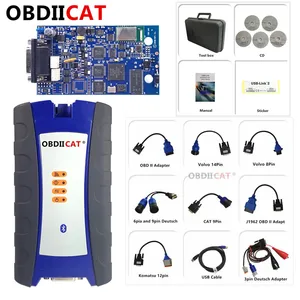 obdiicat usb link 2 with bluetooth heavy truck scanner 125032 heavy duty truck diagnostic tool better than dpa5 free global shipping