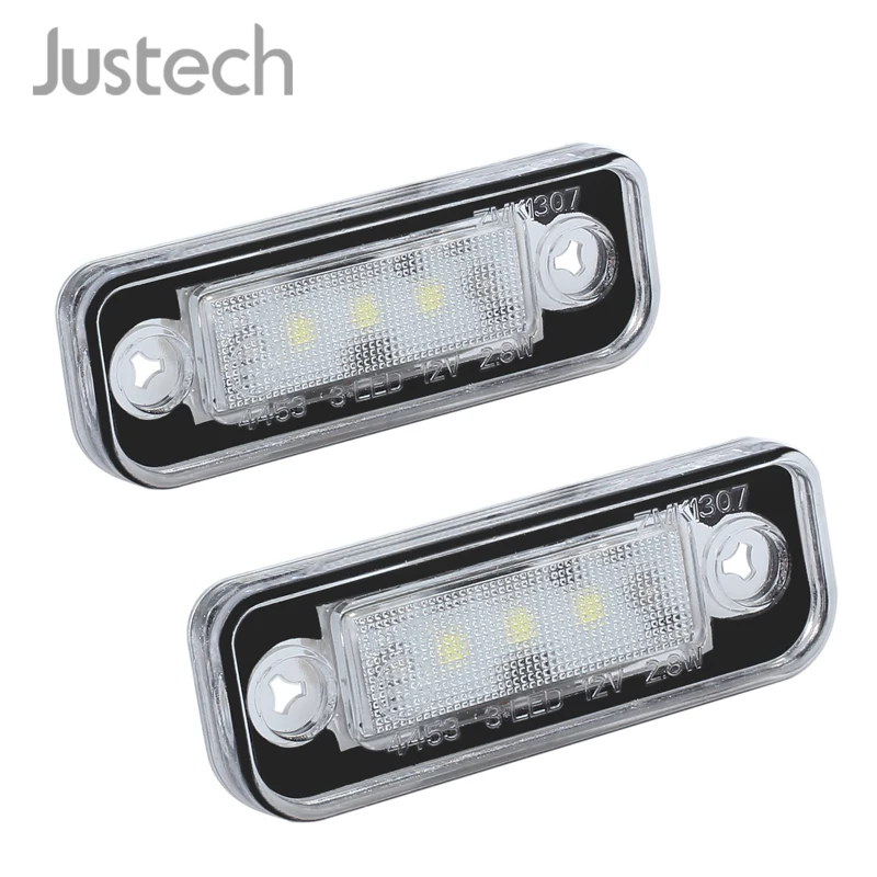 Jutech 2 шт. 3 SMD СВЕТОДИОДНЫЙ номерной знак для Mercedes Benz транспортного средства SLK CLS C E