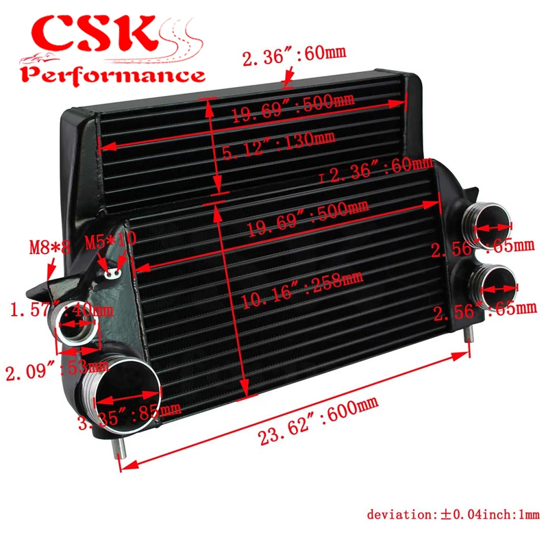 FMIC Upgrade Intercooler подходит для Ford F-150 F150 2015-2016 2.7L/3.5L EcoBoost Black |