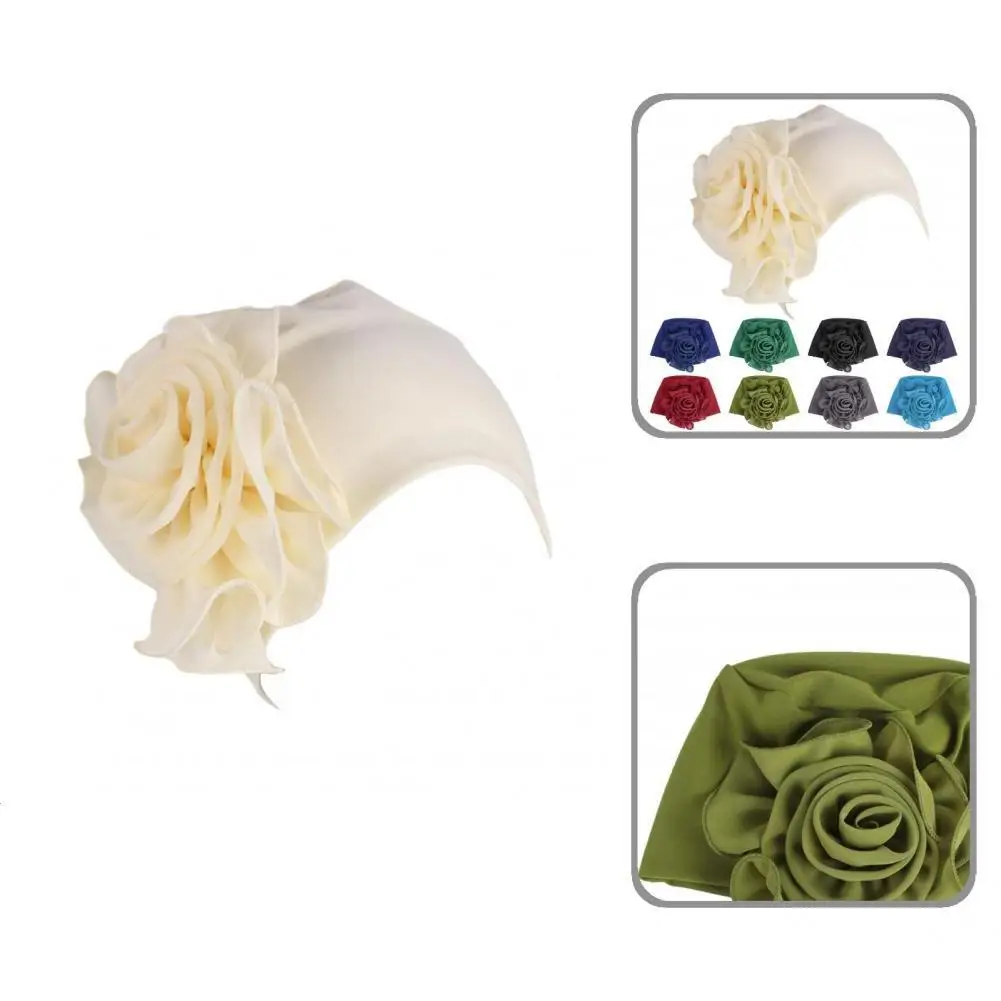 

Головной убор Повседневная Эластичная однотонная шапка головной убор женская шапка плотная шапка для улицы