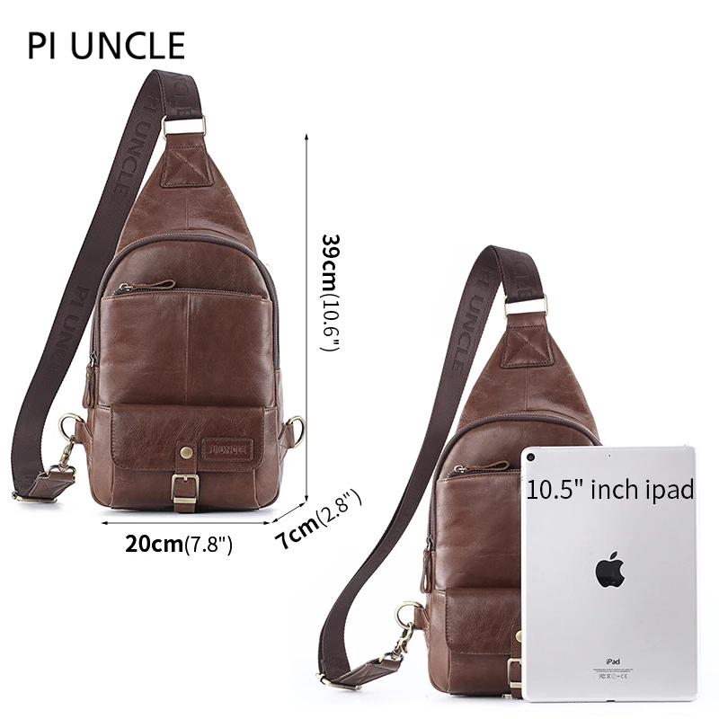 В стиле ретро высокого качества кожаные нагрудные сумки пакеты для Для мужчин из