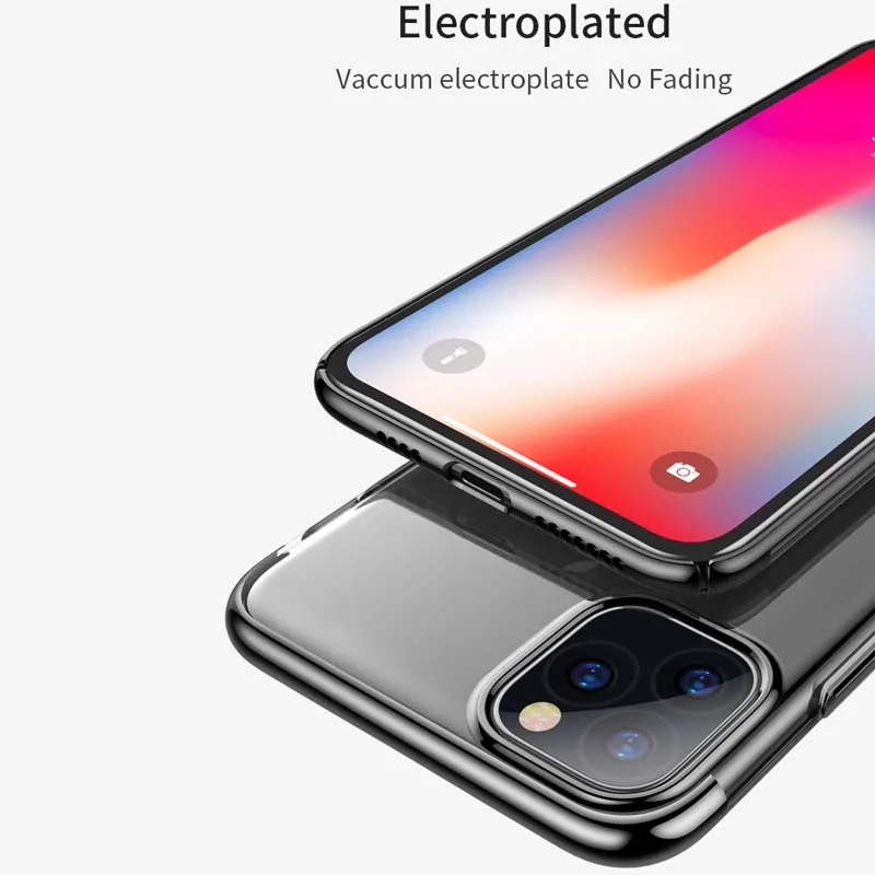 Для iPhone 11 Pro Max чехол для телефона Xundd Роскошный прозрачный жесткий чехол из поликарбоната для iPhone 11 Pro 5,8/6,1 чехол с кольцом-держателем